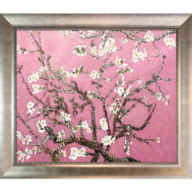 SALE Gorgeous Silk 'van Gogh's Pink 'almond 