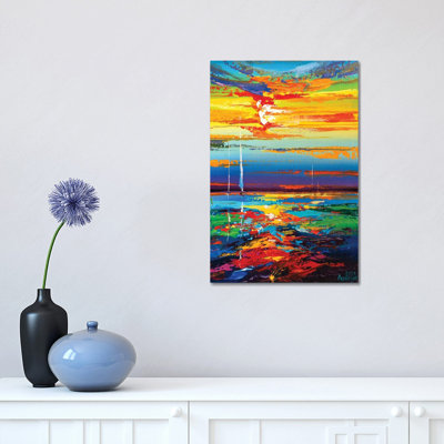 Abstract Seascape XVIII by Andrej Ostapchuk - Wrapped Canvas Print