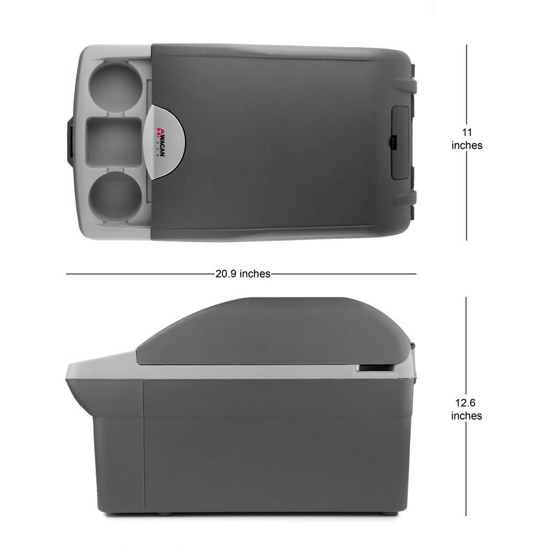 Wagan 14 Quarts Pop-Up Cooler in Gray