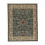 Hand-Knotted High-Quality Teal/Cream Area Rug