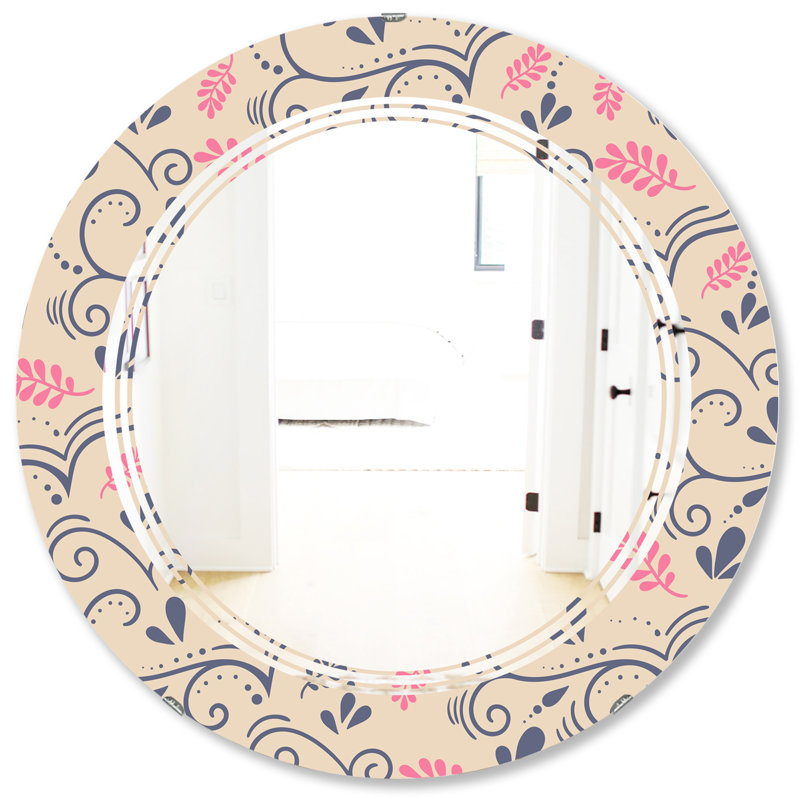 Miroir mural Botanical, H 31,5 po x l po