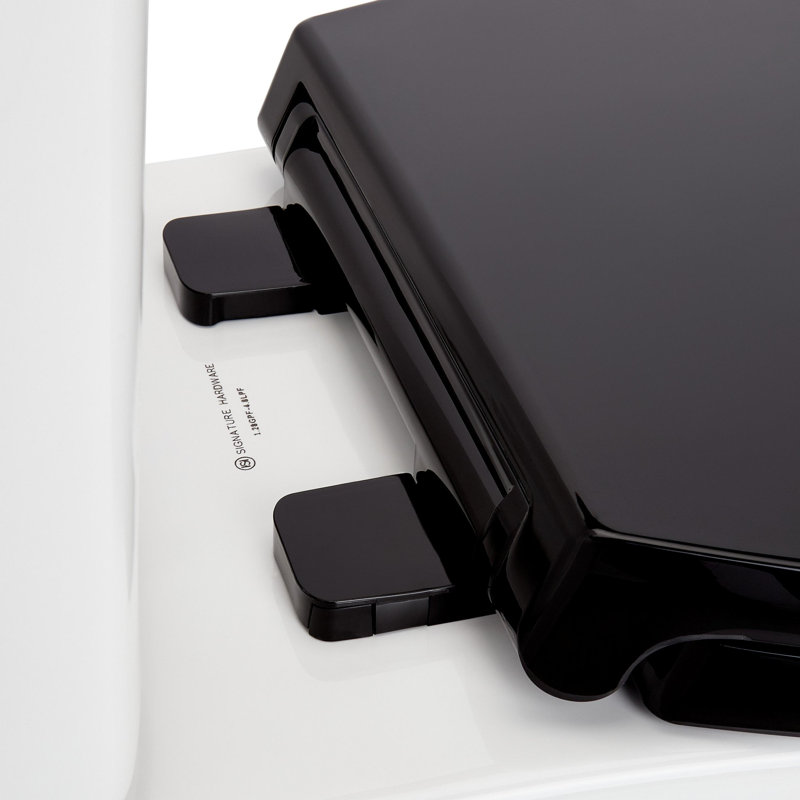 Sitka 1.28 GPF One Piece Elongated Toilet, Black