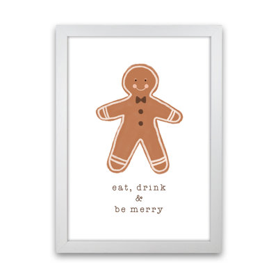 Eat Drink & Be Merry By Orara - Print