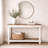 60" Luxe Reclaimed Wood Console Table White Combo-380829246-319167807