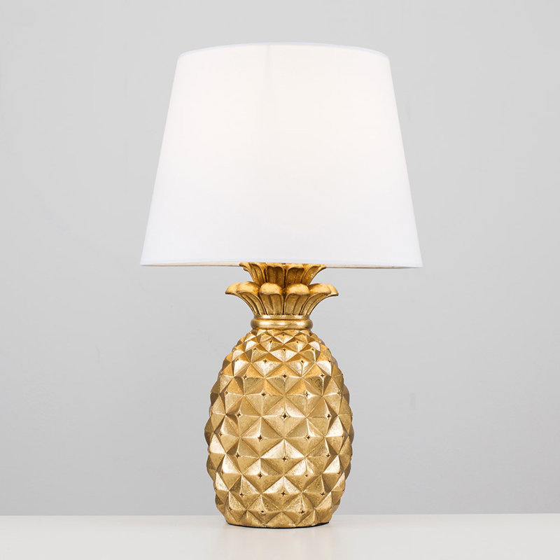 Bernina Table Lamp, White, LED Bulb