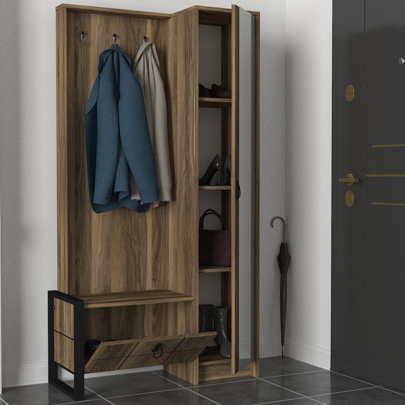 Portemanteau avec rangement pour chaussures Iarpulf