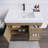 35.44'' Single Bathroom Vanity with Acrylic Top-1792861620