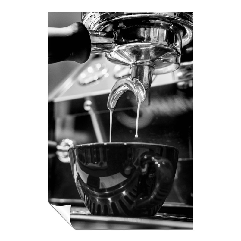The Art Of Making Espresso Coffee Close Up - No Frame Print, 31cm H x 20cm W