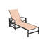 Chaise longue d'extérieur inclinable simple réglable avec coussin et coussin Speidel-112275383