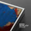 Art mural abstrait, ensemble de 2 reproductions d'art encadrées sur toile-118759693-118759692