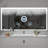 Keivha Aluminum Rectangle Mirror with Shelves