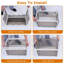 Bac de rangement en plastique Matther-1710304326