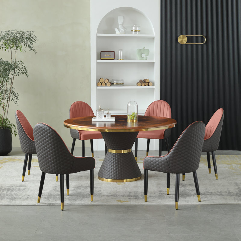 Ellenton Dining Set, Brown