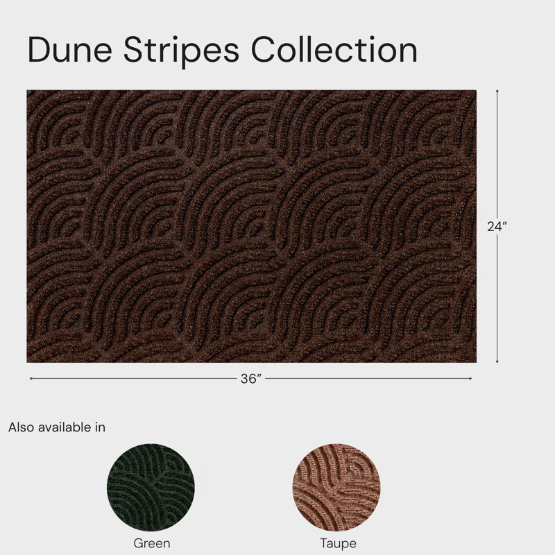 Tapis de sol Ebern Designs, Brun