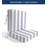 3" Deep Seat Chair Cushion Stripe Border Frame - Water-Resistant-2101526191