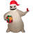 Airblown Oogie Boogie W Santa Hat And Presents Inflatable
