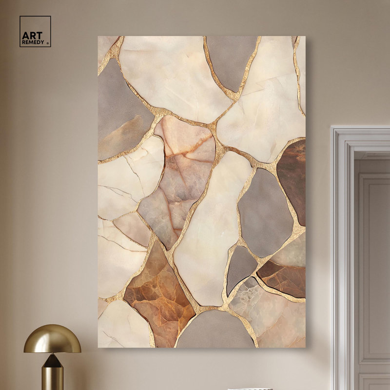 Art texturé abstrait sur toile texturé , H 54 po x l 36 po, Toile tendue