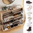 Shoe Cabinet with 6 Flip Drawers, 46.7" Wide Fluted Entryway Shoe Storage, Freestanding Composite Wood Cabinet with Adjustable Shelves-1686560669
