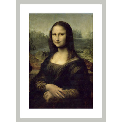 «Mona Lisa (La Joconde)» par Leonardo Da Vinci, impression giclée encadrée