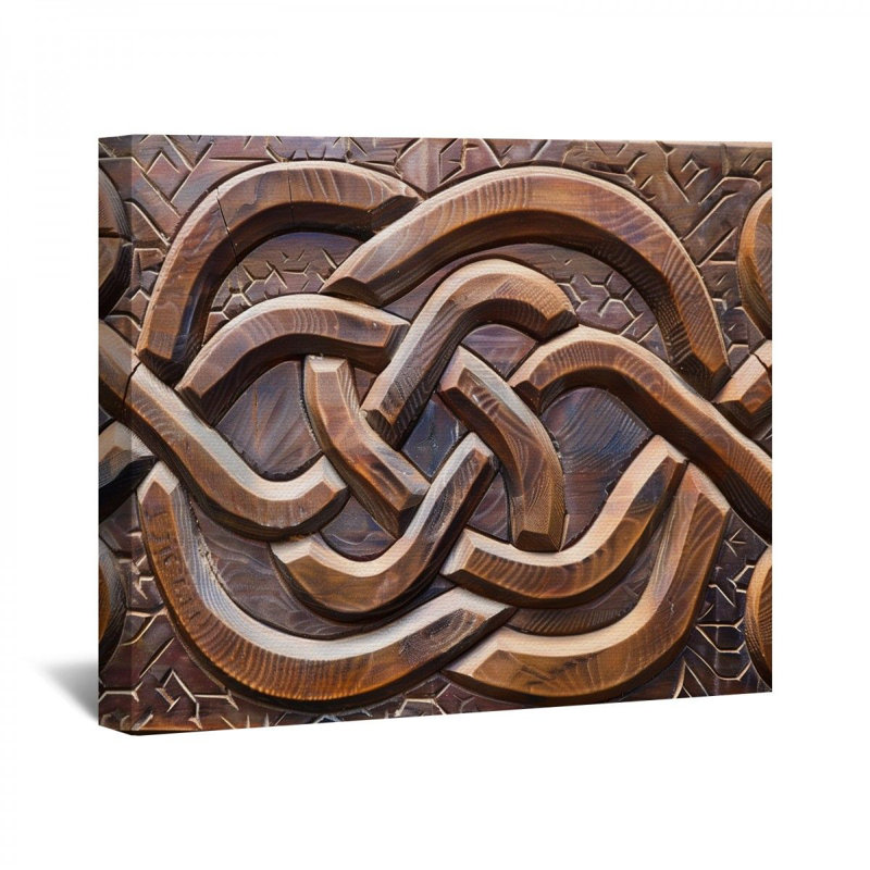 «Celtic Knot» sur toile, H 24 po x l 36 po