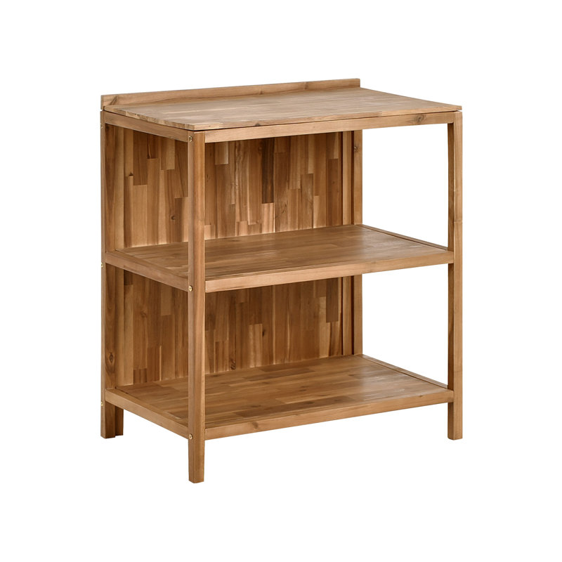 Outdoor Kitchen Island VENOSA Acacia Wood Brown