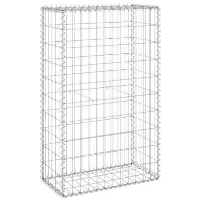 Panier en Gabion vidaXL avec couvercles, mur en Gabion en acier galvanisé, cage en Gabion