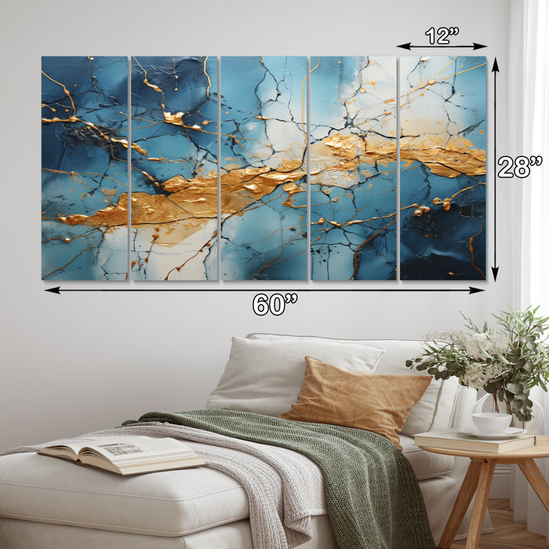 Lightning Electric Veins Patchwork I 5 pièces