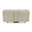 Causeuse inclinable manuelle Tony avec console centrale Tony, ports USB, brun sable-119044049