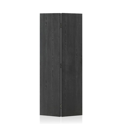 Porte de placard pliante en composite blanc texturé 20 po x 80 po x 3/4 po
