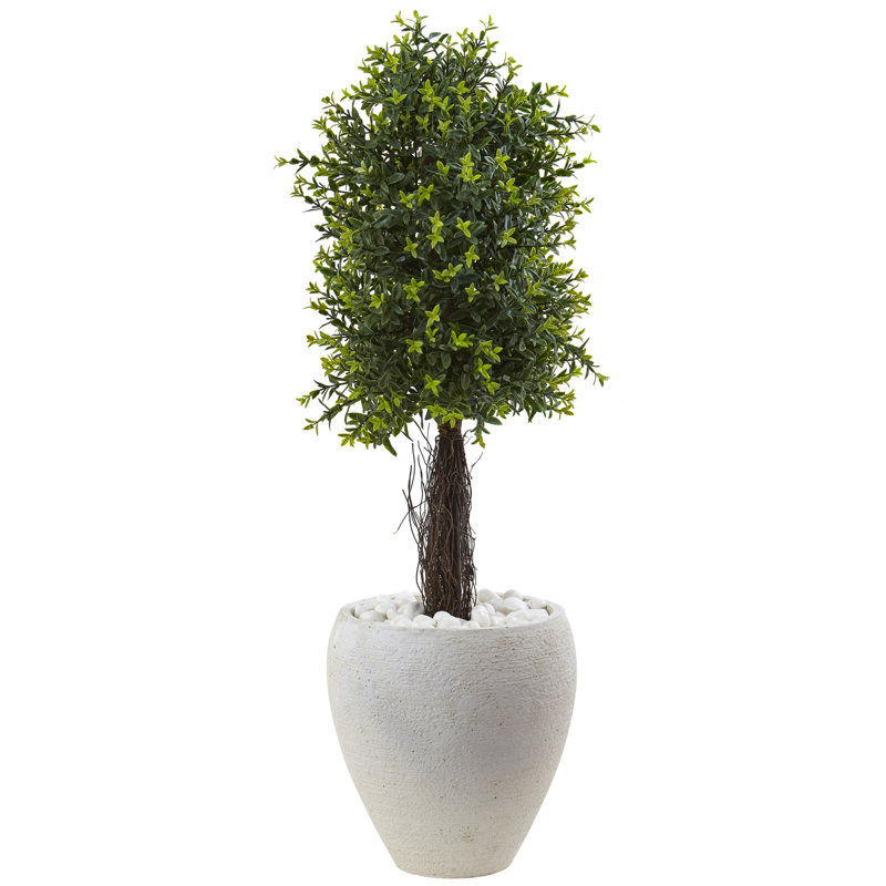 Topiaire en mousse artificiel 28" en pot de fleurs