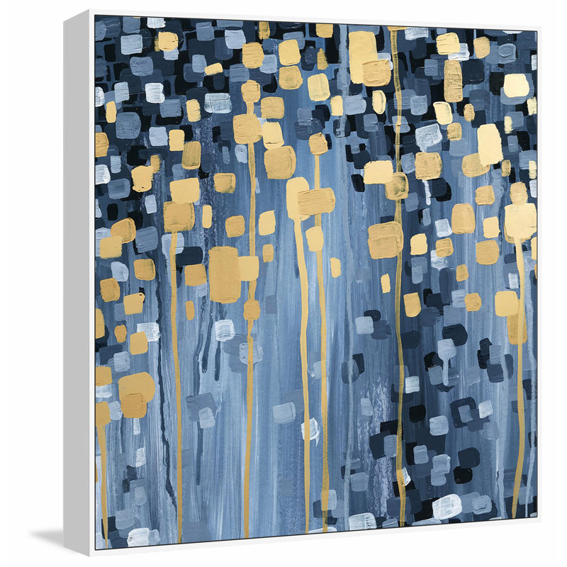 Gold Apparition - cadre flottant, reproduction d'art sur toile, H 24 po x l 24 po x P 1,5 po