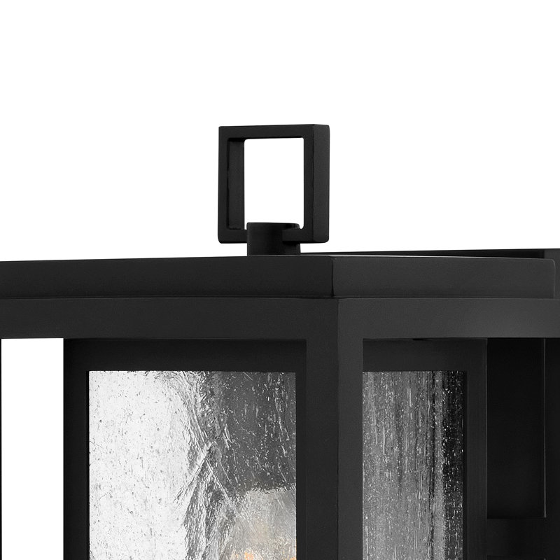 Lanterne murale d'extérieur République, Noir, H 12 po x l 7 po x P 6,75 po
