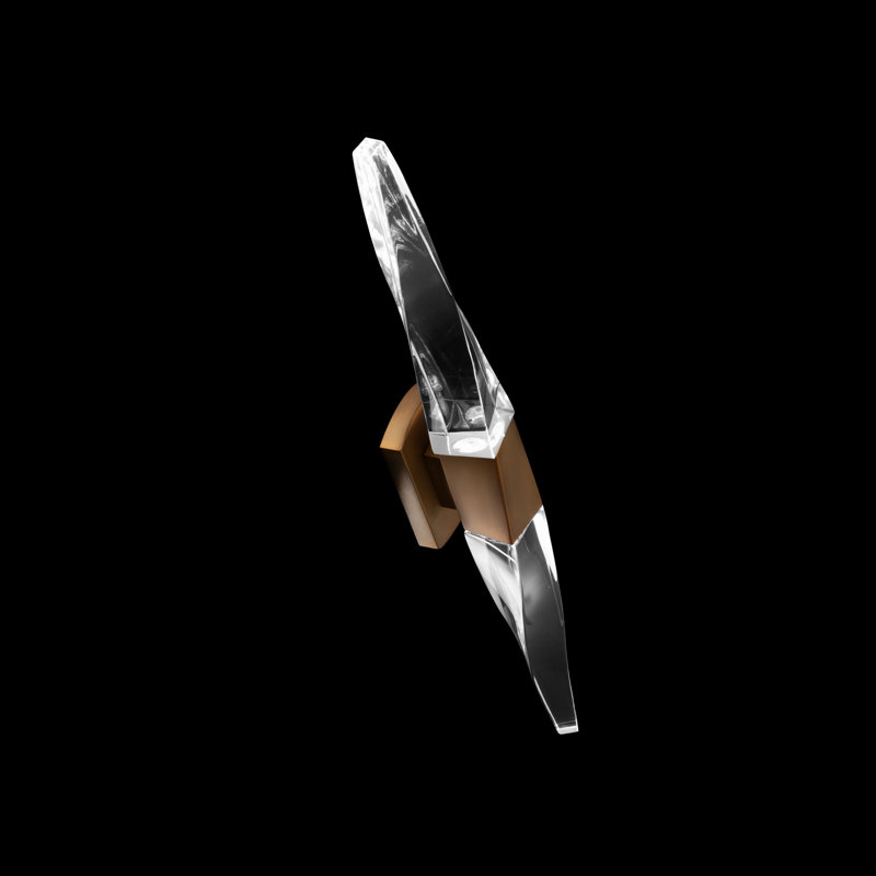 Kindjal 2 - Light LED Vanity Light, Aged Brass
