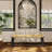 Farmhouse Modern Solid Wood Rattan Bench - 59 Inch Indoor & Covered Outdoor Multi-Functional Design-116030539