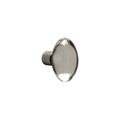Crystal Bronze Oval Knob