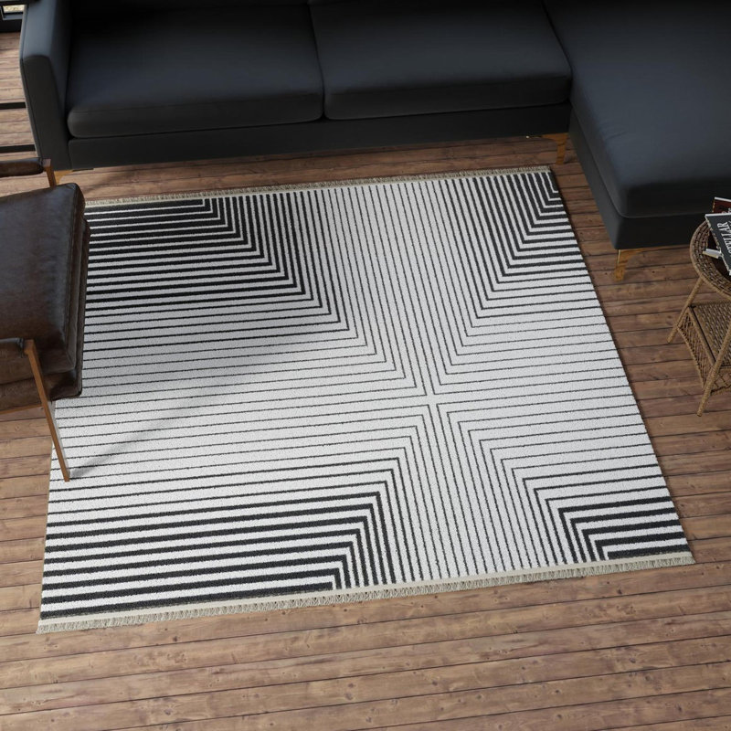 Kanoi Geometric Indoor Rug, Square 10'