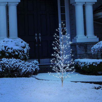 60' Lighted Cedar Christmas Tree
