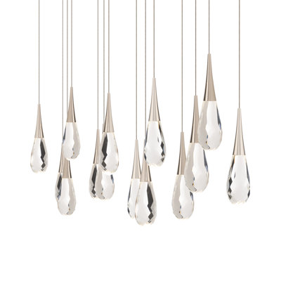 Hibiscus 14 - Light LED Pendant