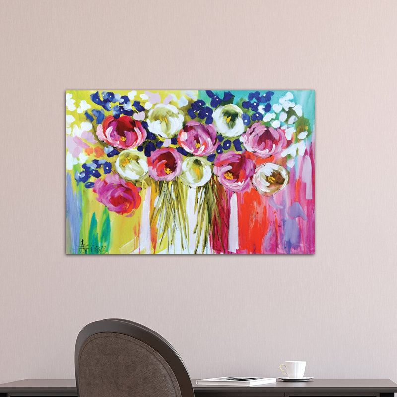 «Summer Salsa», reproduction d'art sur toile, H 8 po x l 12 po x P 0,75 po, Toile tendue, Pas de tapis