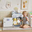 AIYAPLAY Wooden Dishwasher Playset, Kitchen Sink Toys with Accessories