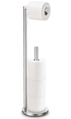 Freestanding Toilet Paper Holder with Reserve