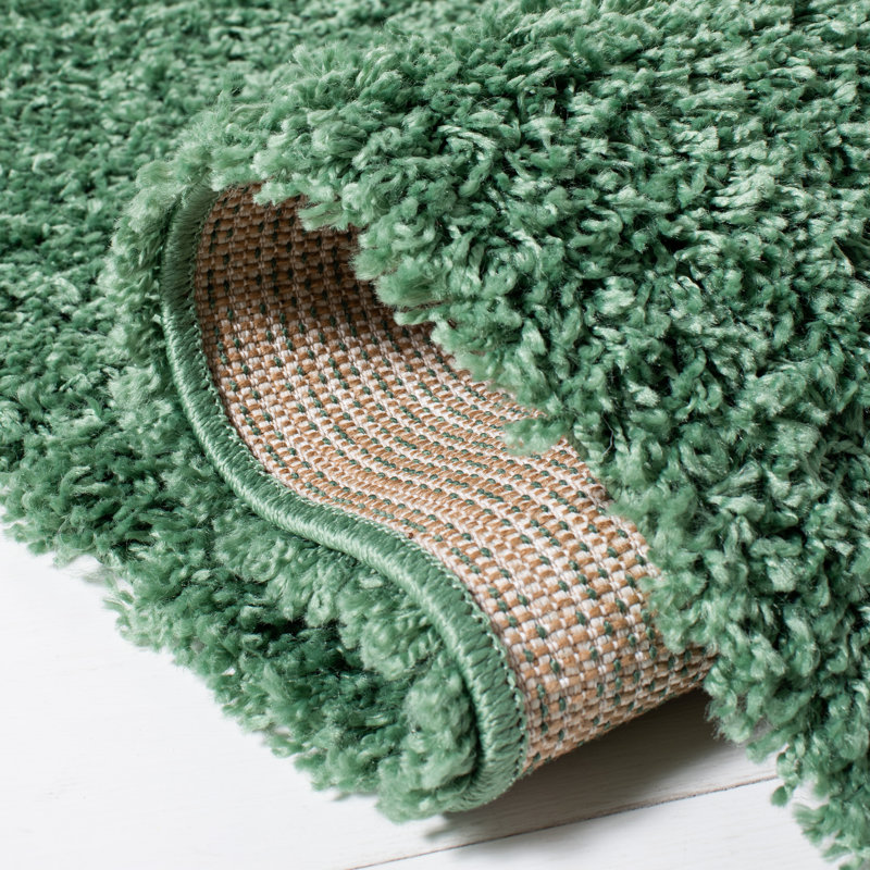 Evalle Performance Solid Color Rug, Rectangle 4' x 6'