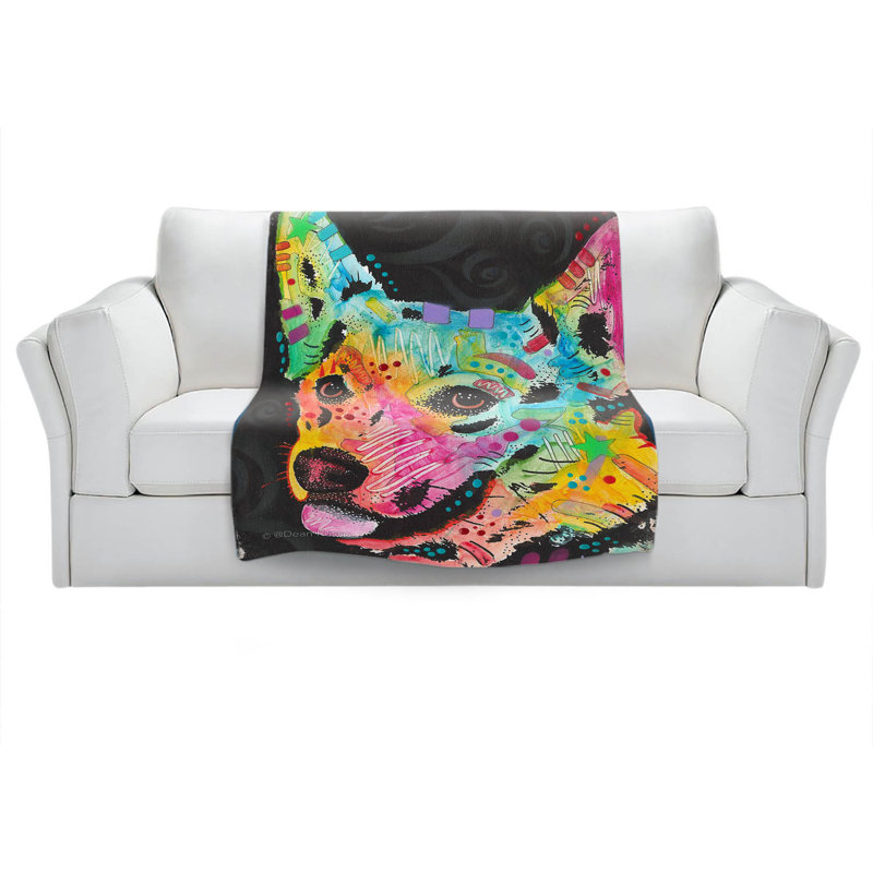 Couverture sherpa doux , 68 po x 80 po