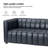 Anorea 83'' Genuine Leather Channel Tufted Sofa-71544568