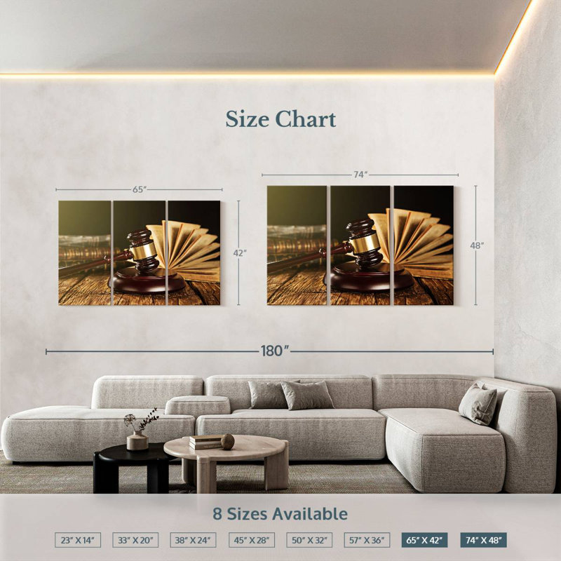 Alcaraz Legal Law Concept, 42" H x 65" W