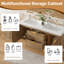 Meuble-lavabo mural moderne pour grandes salles de bain