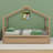 Annais Wooden House Bed with Trundle-958705452-958705448