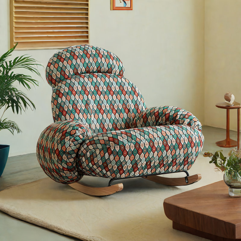 Mendushe Upholstered Rocking Chair