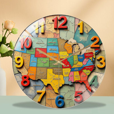 Horloge murale 12 po