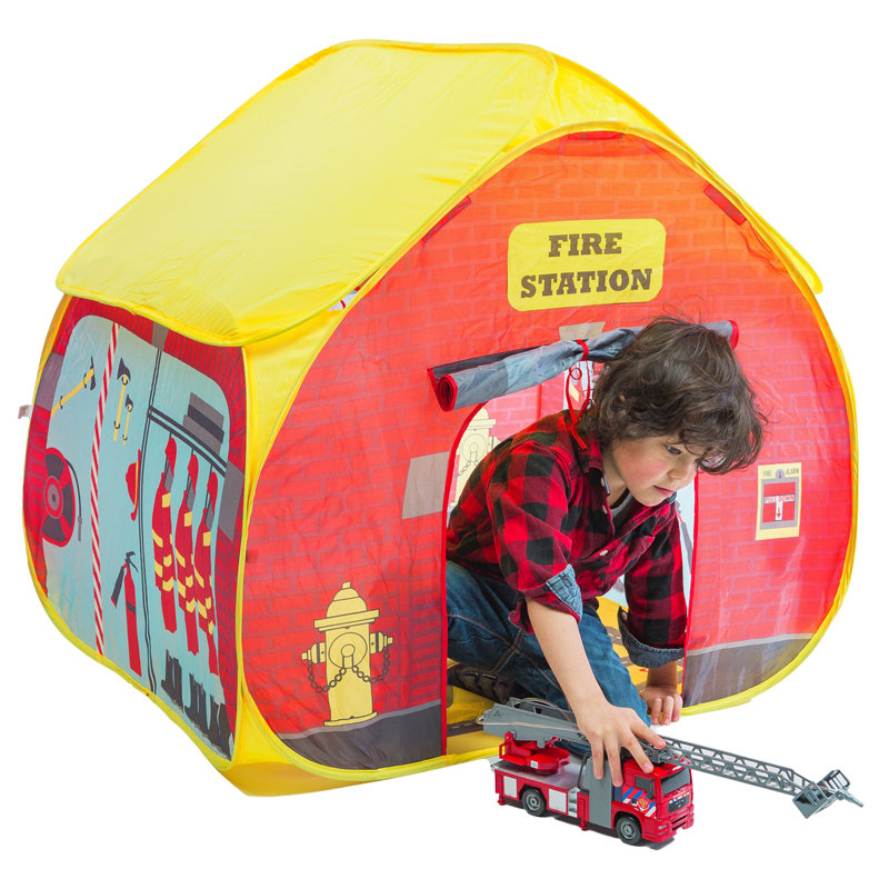 Tente de jeu escamotable en polyester 3 pi x 3 pi avec sac de transport